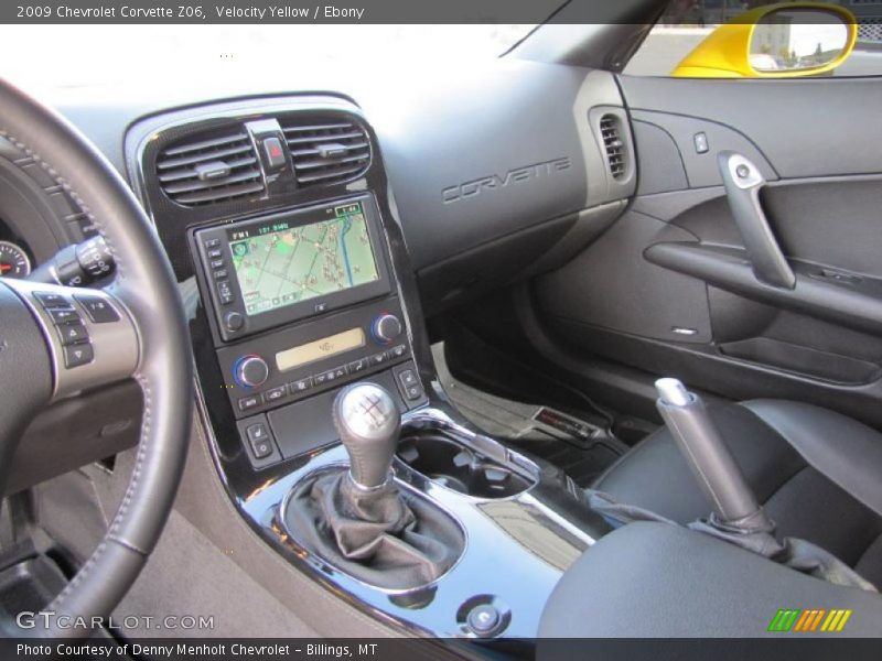 Velocity Yellow / Ebony 2009 Chevrolet Corvette Z06