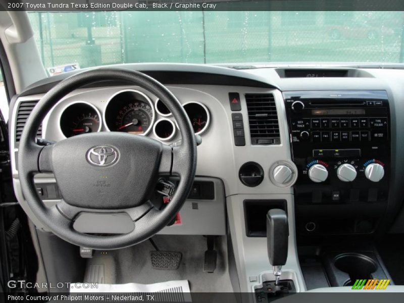 Black / Graphite Gray 2007 Toyota Tundra Texas Edition Double Cab