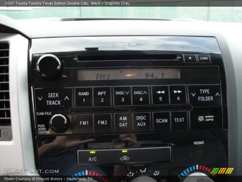 Black / Graphite Gray 2007 Toyota Tundra Texas Edition Double Cab