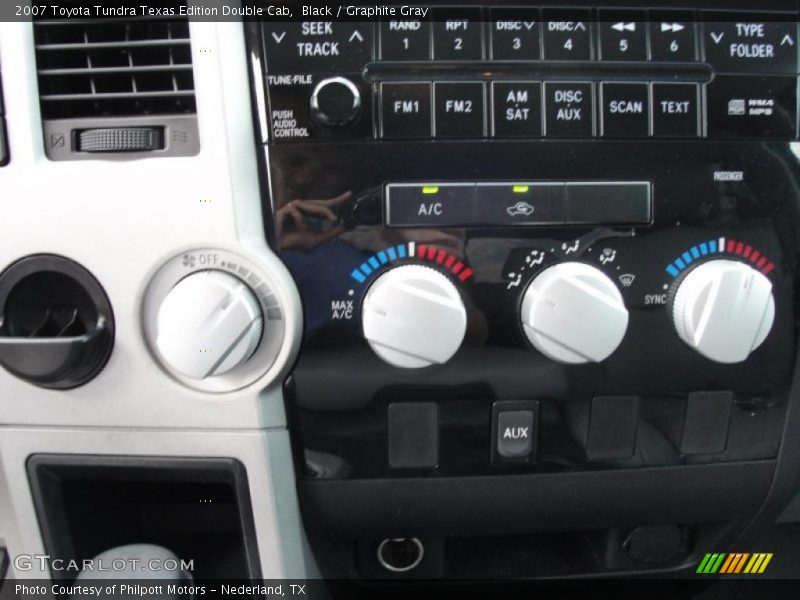 Black / Graphite Gray 2007 Toyota Tundra Texas Edition Double Cab