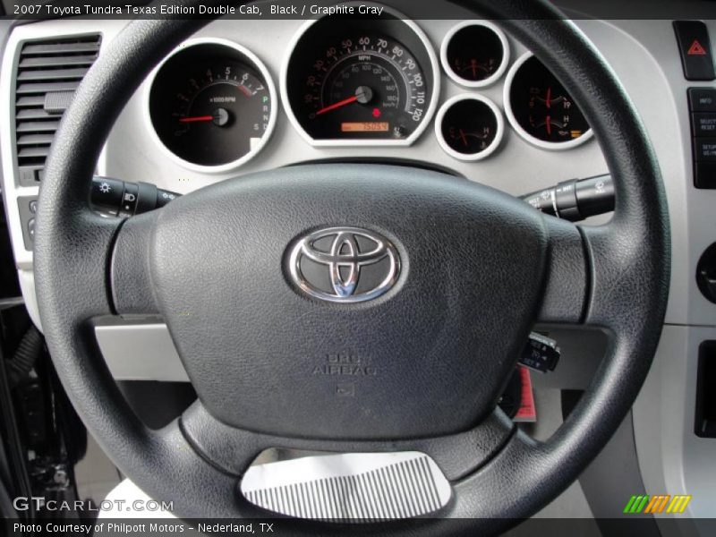 Black / Graphite Gray 2007 Toyota Tundra Texas Edition Double Cab