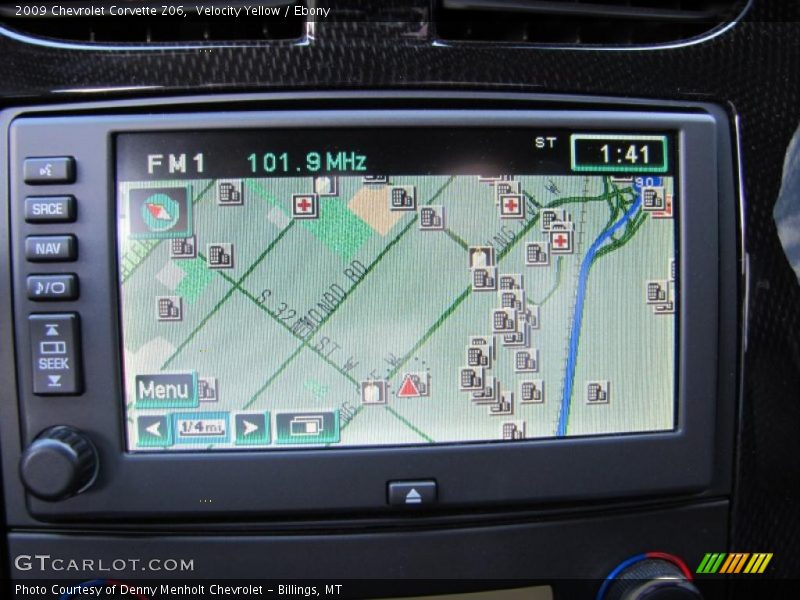 Velocity Yellow / Ebony 2009 Chevrolet Corvette Z06
