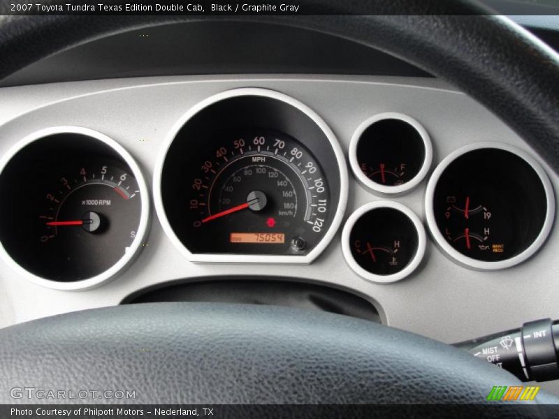 Black / Graphite Gray 2007 Toyota Tundra Texas Edition Double Cab