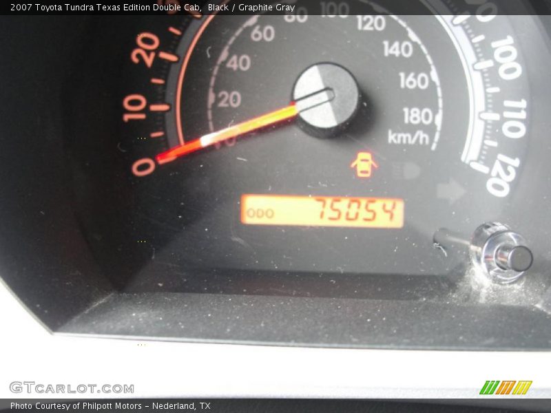 Black / Graphite Gray 2007 Toyota Tundra Texas Edition Double Cab