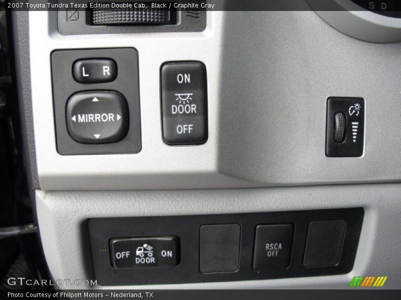 Black / Graphite Gray 2007 Toyota Tundra Texas Edition Double Cab