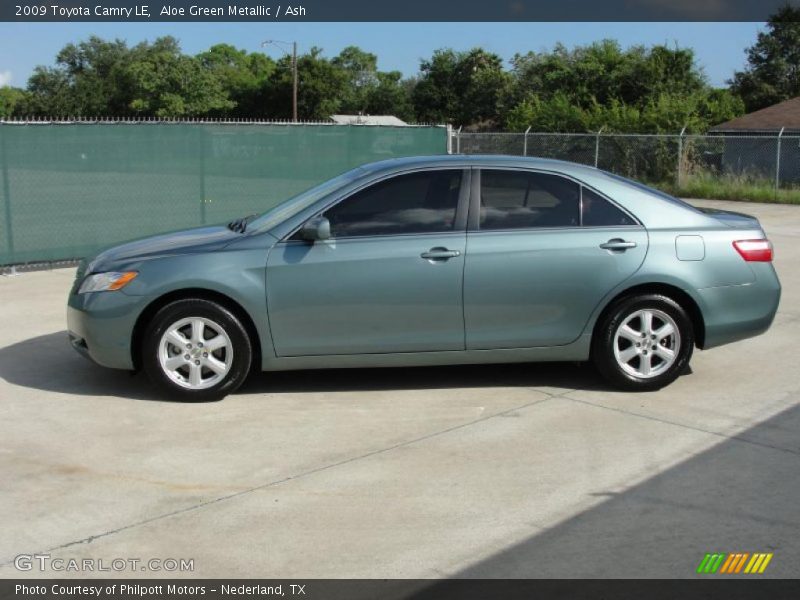 Aloe Green Metallic / Ash 2009 Toyota Camry LE