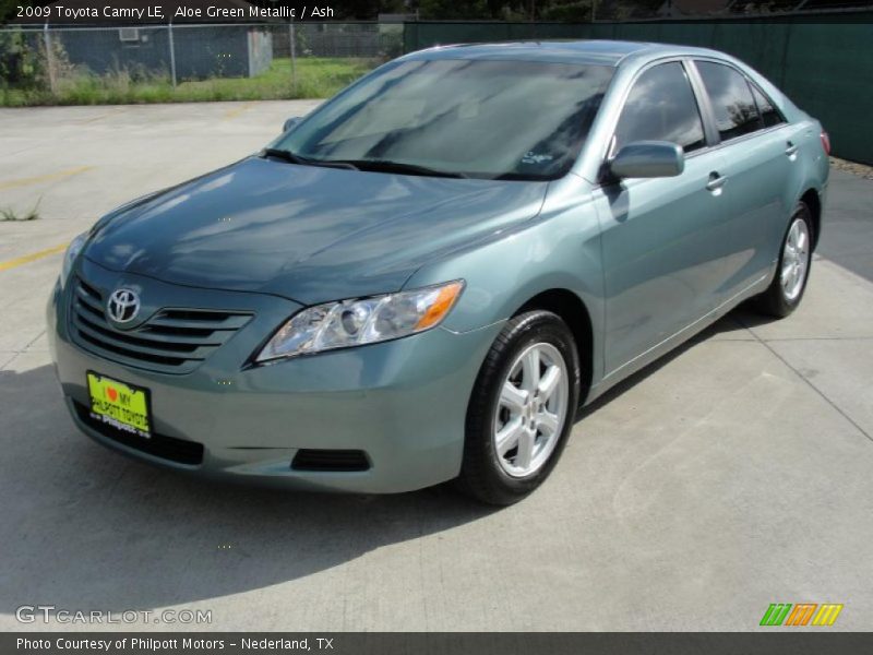 Aloe Green Metallic / Ash 2009 Toyota Camry LE