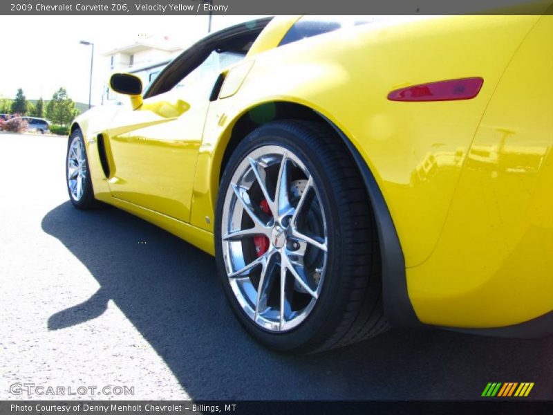 Velocity Yellow / Ebony 2009 Chevrolet Corvette Z06