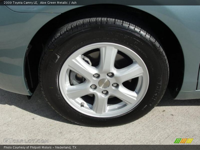 Aloe Green Metallic / Ash 2009 Toyota Camry LE