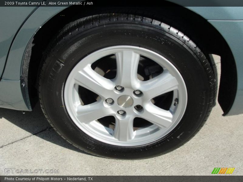 Aloe Green Metallic / Ash 2009 Toyota Camry LE