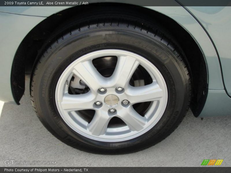 Aloe Green Metallic / Ash 2009 Toyota Camry LE