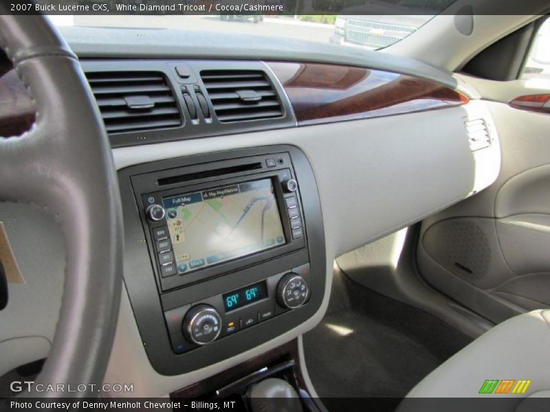 White Diamond Tricoat / Cocoa/Cashmere 2007 Buick Lucerne CXS