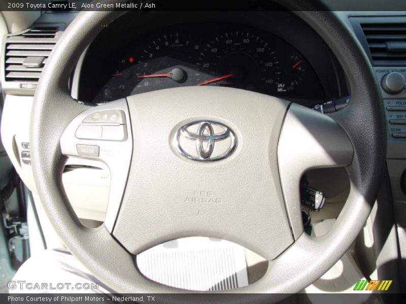 Aloe Green Metallic / Ash 2009 Toyota Camry LE