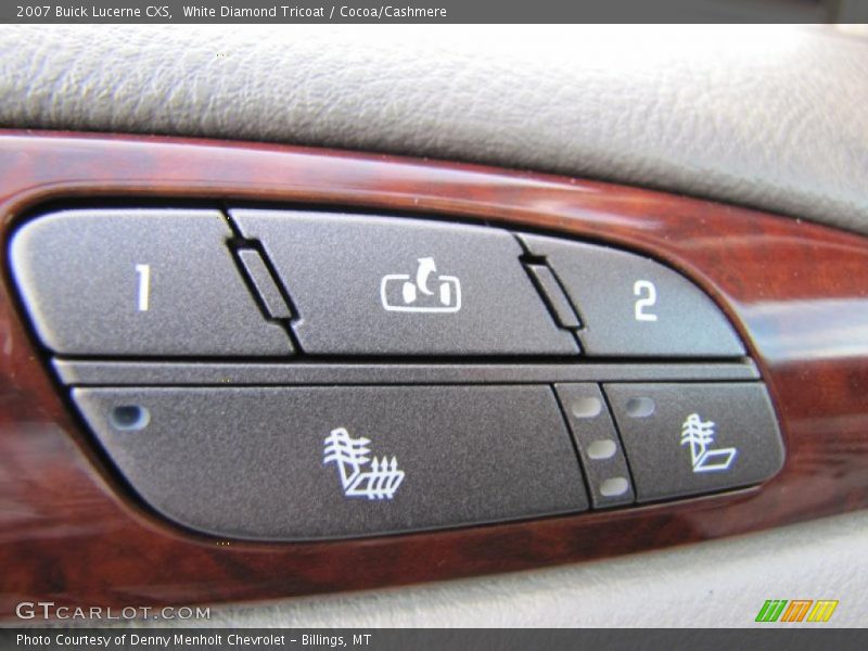 White Diamond Tricoat / Cocoa/Cashmere 2007 Buick Lucerne CXS