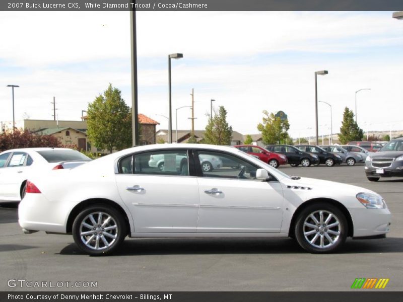 White Diamond Tricoat / Cocoa/Cashmere 2007 Buick Lucerne CXS
