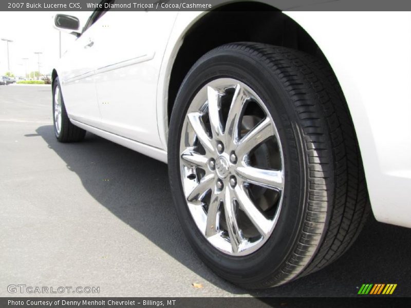 White Diamond Tricoat / Cocoa/Cashmere 2007 Buick Lucerne CXS