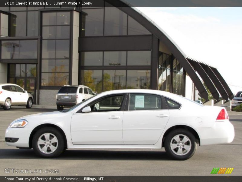Summit White / Ebony 2010 Chevrolet Impala LT