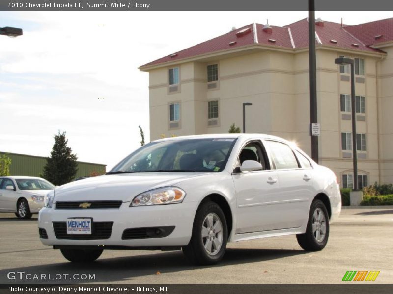 Summit White / Ebony 2010 Chevrolet Impala LT