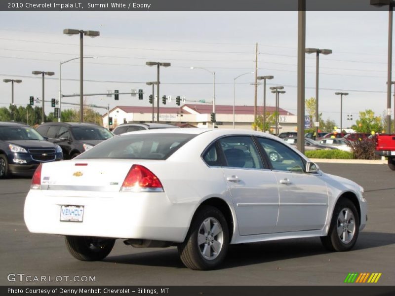 Summit White / Ebony 2010 Chevrolet Impala LT