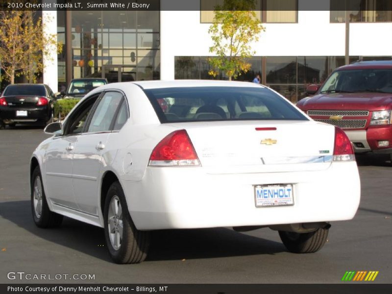 Summit White / Ebony 2010 Chevrolet Impala LT