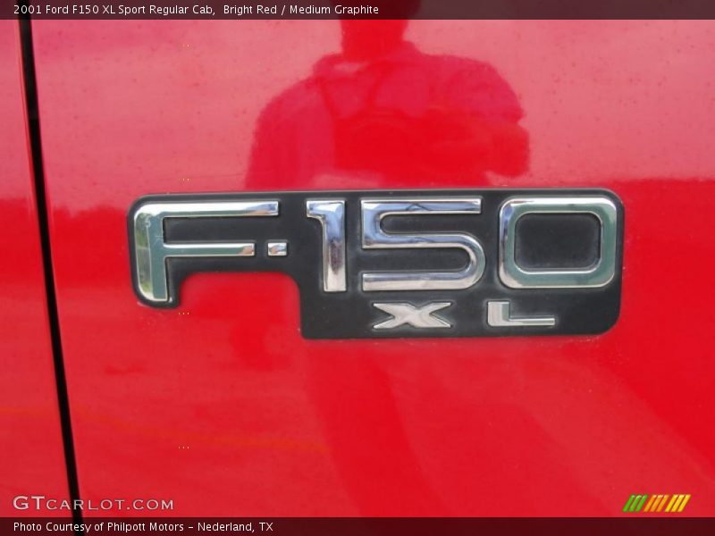 Bright Red / Medium Graphite 2001 Ford F150 XL Sport Regular Cab