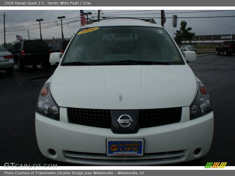 Nordic White Pearl / Gray 2006 Nissan Quest 3.5