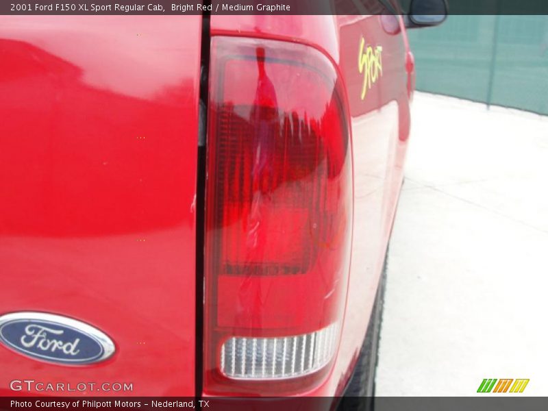 Bright Red / Medium Graphite 2001 Ford F150 XL Sport Regular Cab