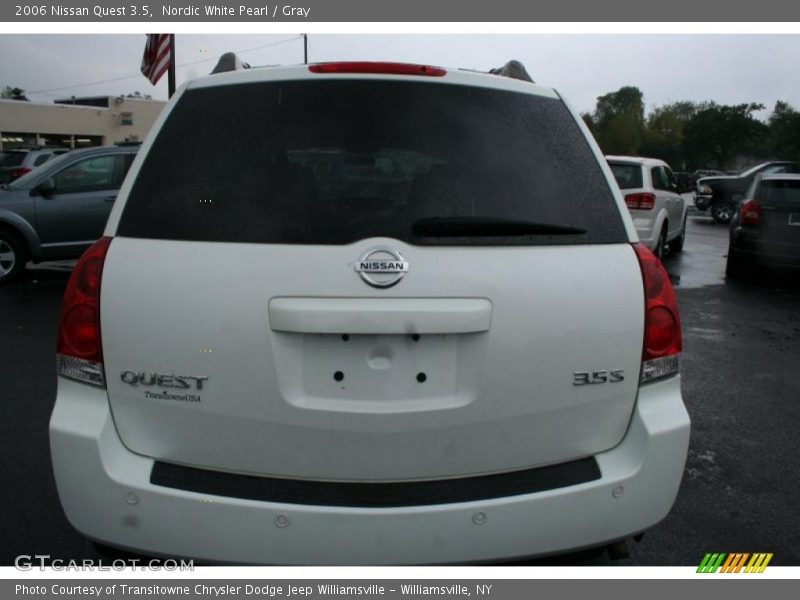 Nordic White Pearl / Gray 2006 Nissan Quest 3.5