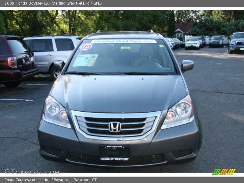Sterling Gray Metallic / Gray 2009 Honda Odyssey EX