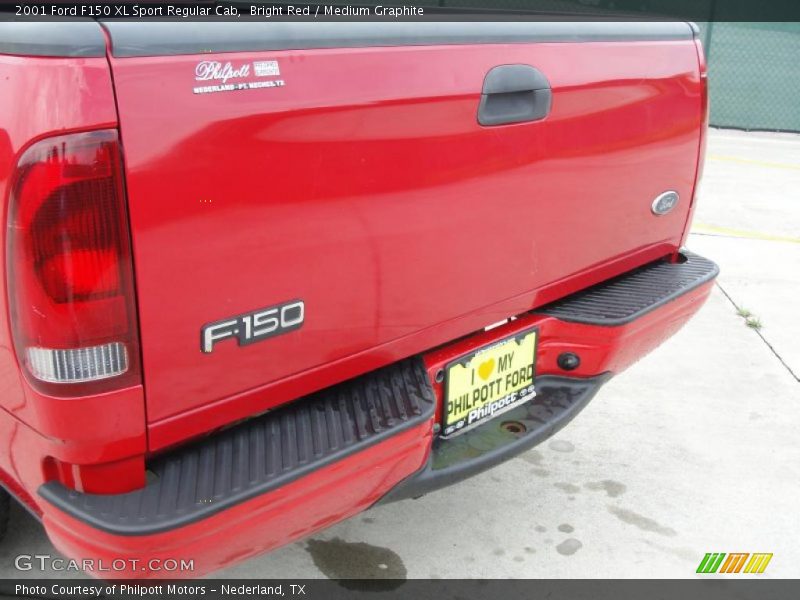 Bright Red / Medium Graphite 2001 Ford F150 XL Sport Regular Cab