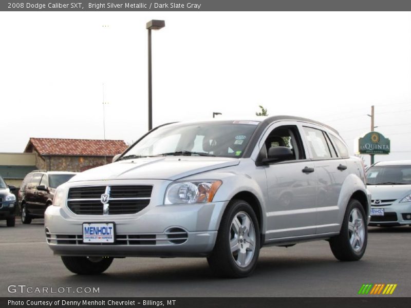 Bright Silver Metallic / Dark Slate Gray 2008 Dodge Caliber SXT
