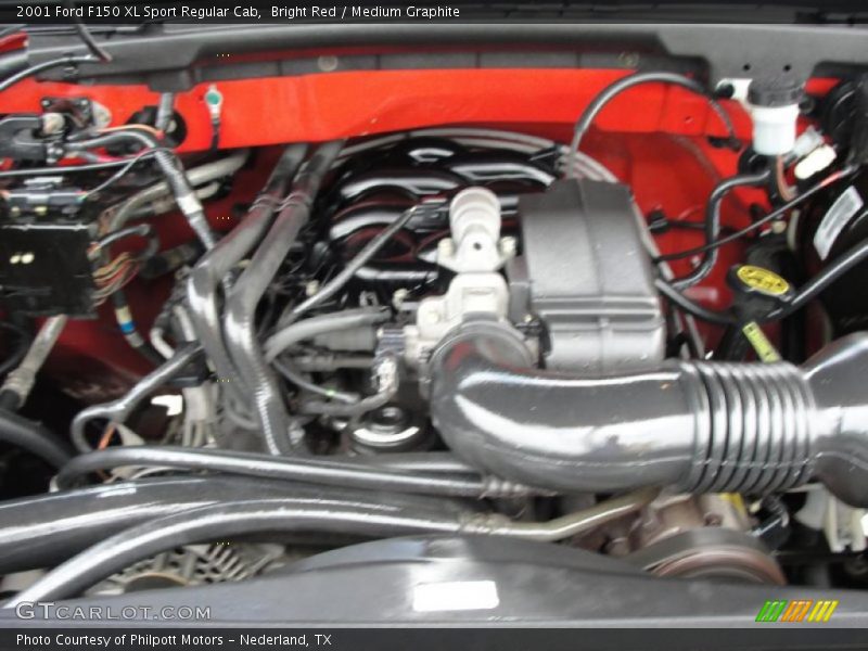 Bright Red / Medium Graphite 2001 Ford F150 XL Sport Regular Cab