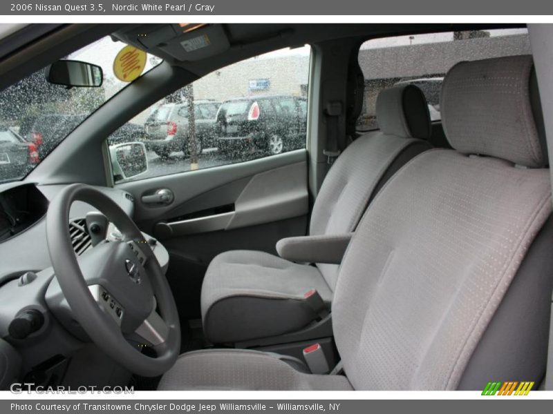 Nordic White Pearl / Gray 2006 Nissan Quest 3.5