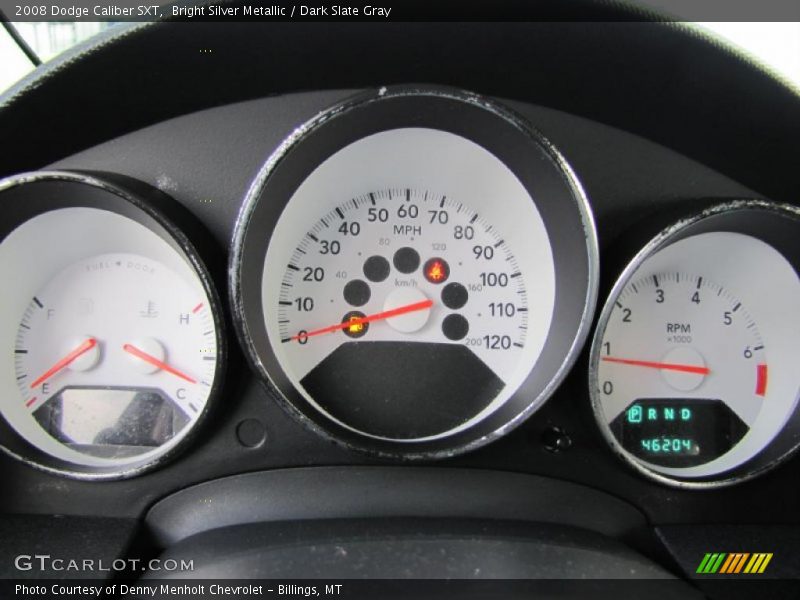 Bright Silver Metallic / Dark Slate Gray 2008 Dodge Caliber SXT