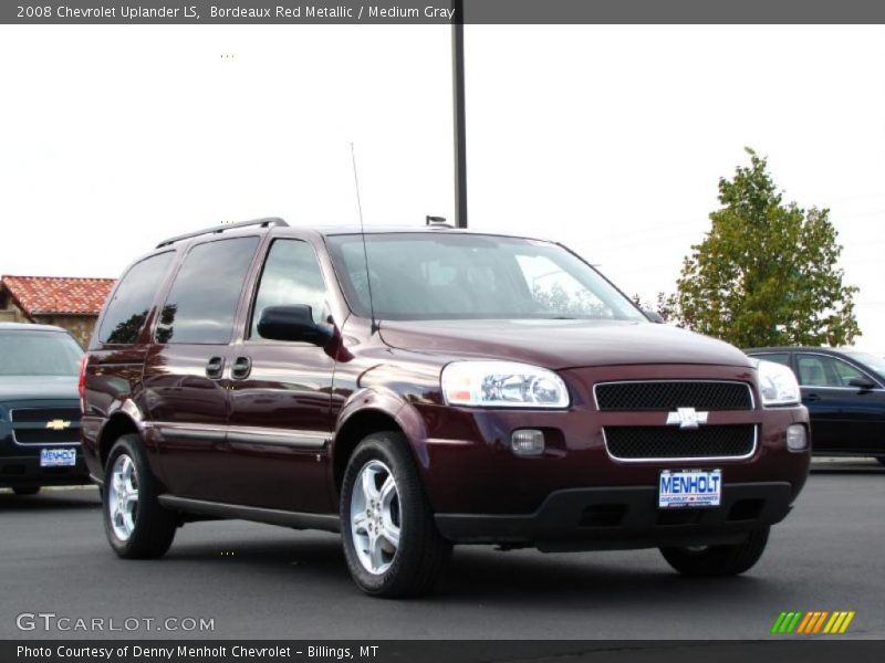 Bordeaux Red Metallic / Medium Gray 2008 Chevrolet Uplander LS