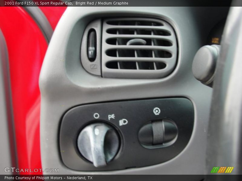 Bright Red / Medium Graphite 2001 Ford F150 XL Sport Regular Cab