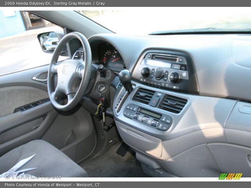 Sterling Gray Metallic / Gray 2009 Honda Odyssey EX