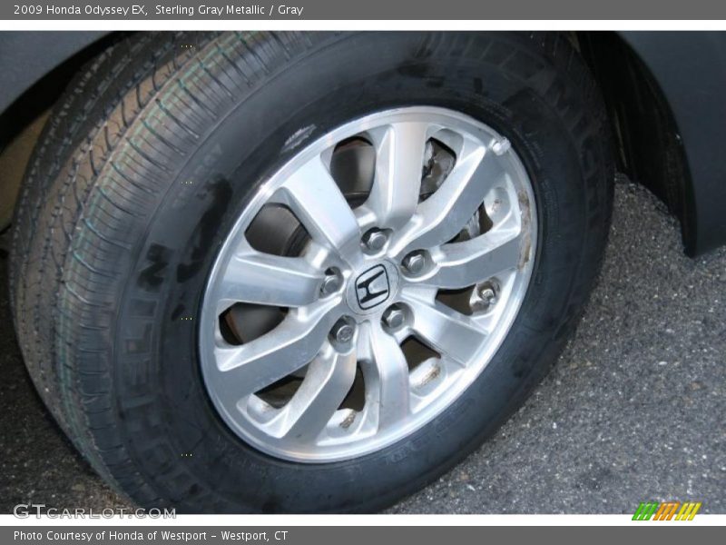 Sterling Gray Metallic / Gray 2009 Honda Odyssey EX