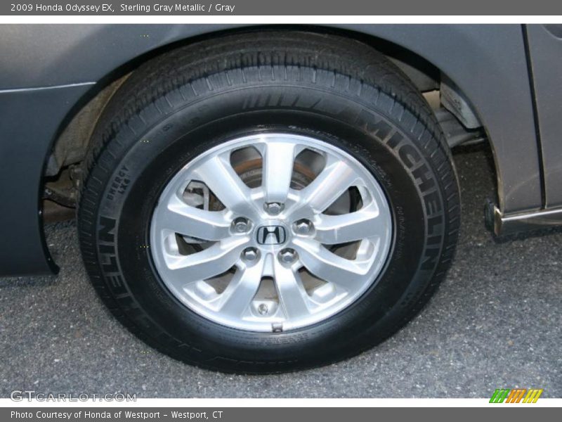Sterling Gray Metallic / Gray 2009 Honda Odyssey EX