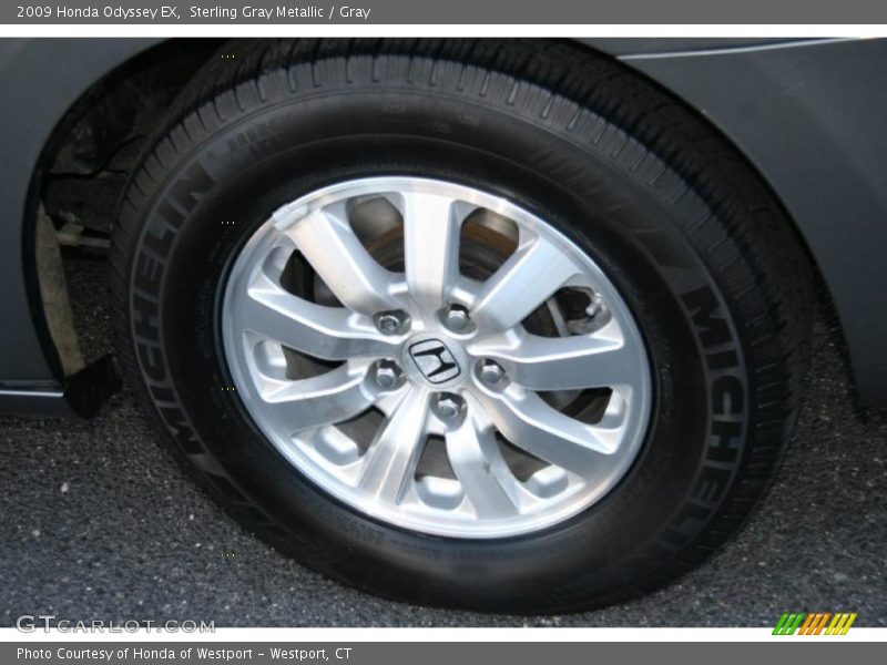 Sterling Gray Metallic / Gray 2009 Honda Odyssey EX