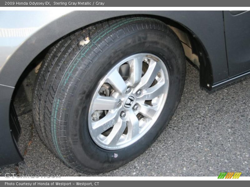 Sterling Gray Metallic / Gray 2009 Honda Odyssey EX