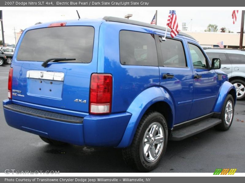 Electric Blue Pearl / Dark Slate Gray/Light Slate Gray 2007 Dodge Nitro SLT 4x4