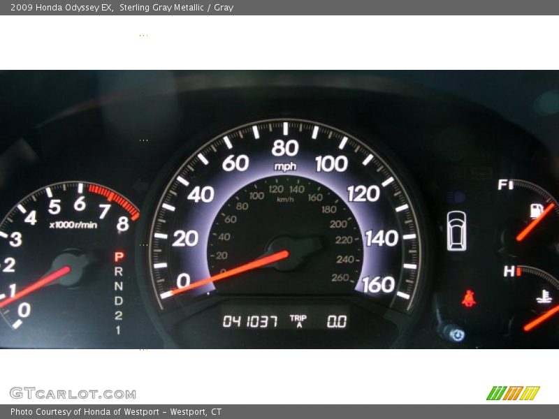 Sterling Gray Metallic / Gray 2009 Honda Odyssey EX