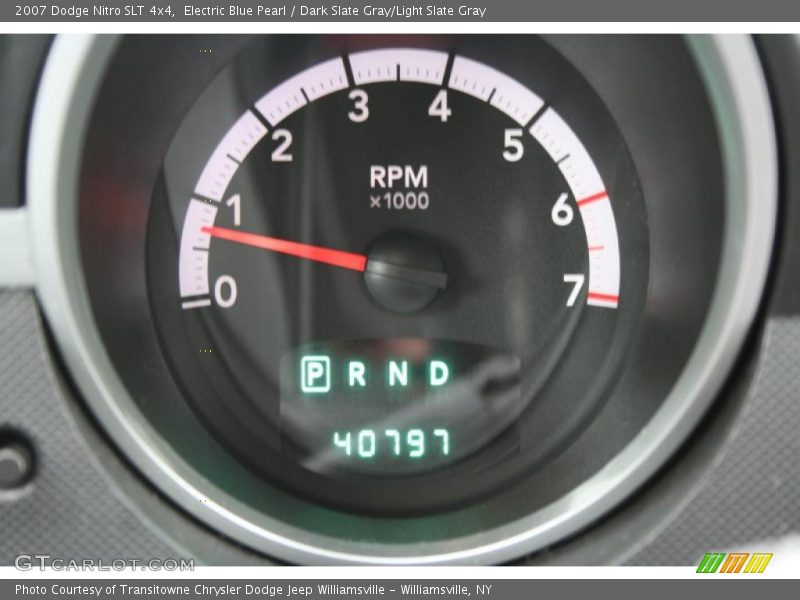 Electric Blue Pearl / Dark Slate Gray/Light Slate Gray 2007 Dodge Nitro SLT 4x4