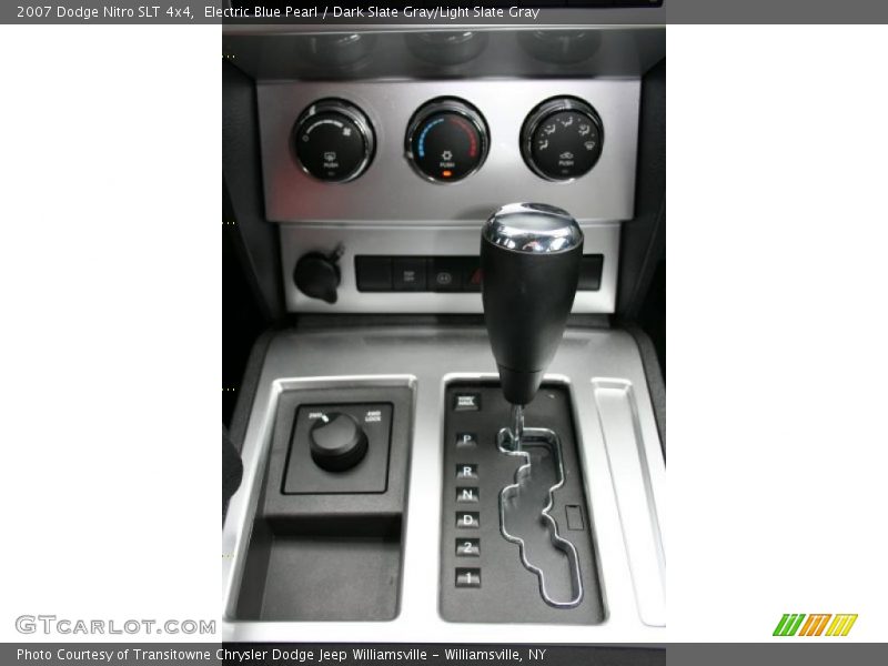 Electric Blue Pearl / Dark Slate Gray/Light Slate Gray 2007 Dodge Nitro SLT 4x4