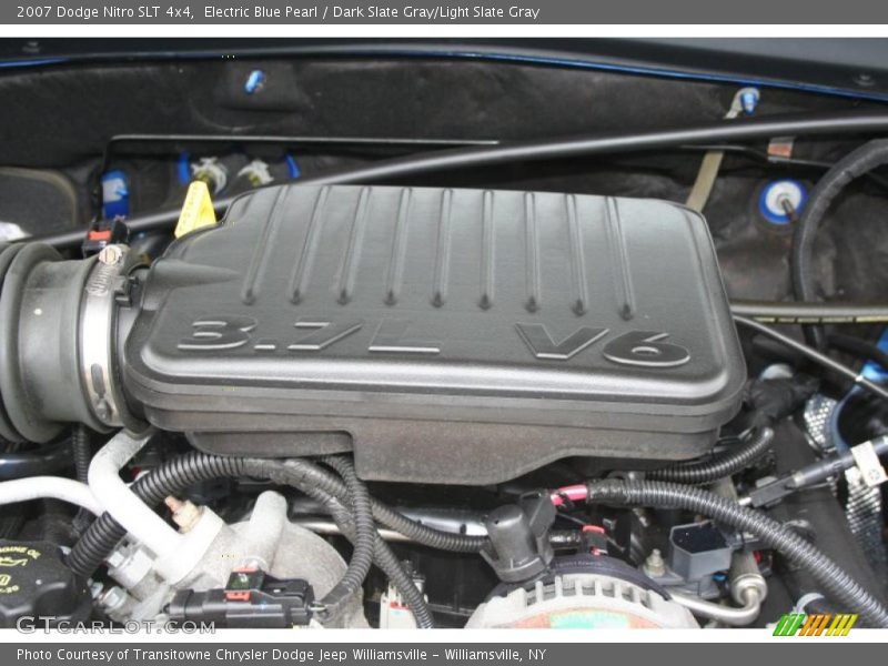 Electric Blue Pearl / Dark Slate Gray/Light Slate Gray 2007 Dodge Nitro SLT 4x4