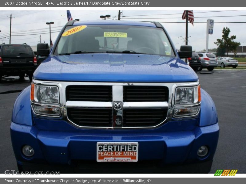 Electric Blue Pearl / Dark Slate Gray/Light Slate Gray 2007 Dodge Nitro SLT 4x4