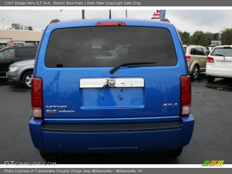 Electric Blue Pearl / Dark Slate Gray/Light Slate Gray 2007 Dodge Nitro SLT 4x4