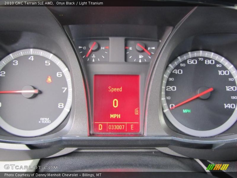 Onyx Black / Light Titanium 2010 GMC Terrain SLE AWD