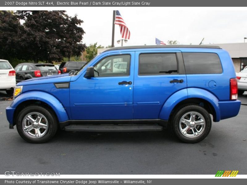 Electric Blue Pearl / Dark Slate Gray/Light Slate Gray 2007 Dodge Nitro SLT 4x4
